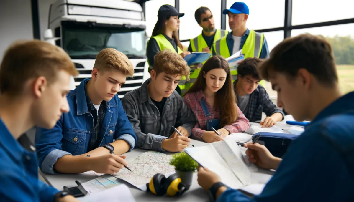 Under 21 and Driving a Rig:  Federal apprenticeship trains young truckers